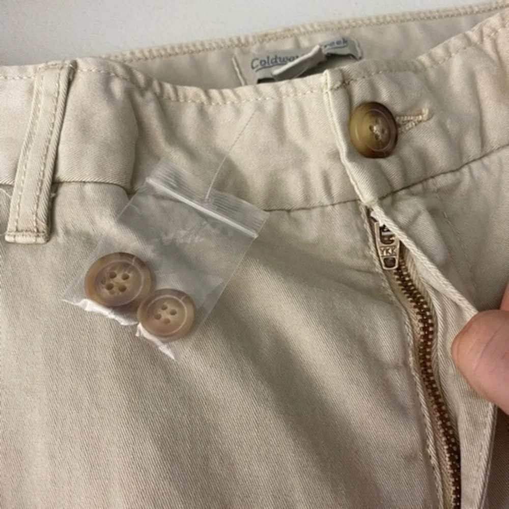 NWOT Coldwater Creek‎ Everyday Chino Pants Size 6P